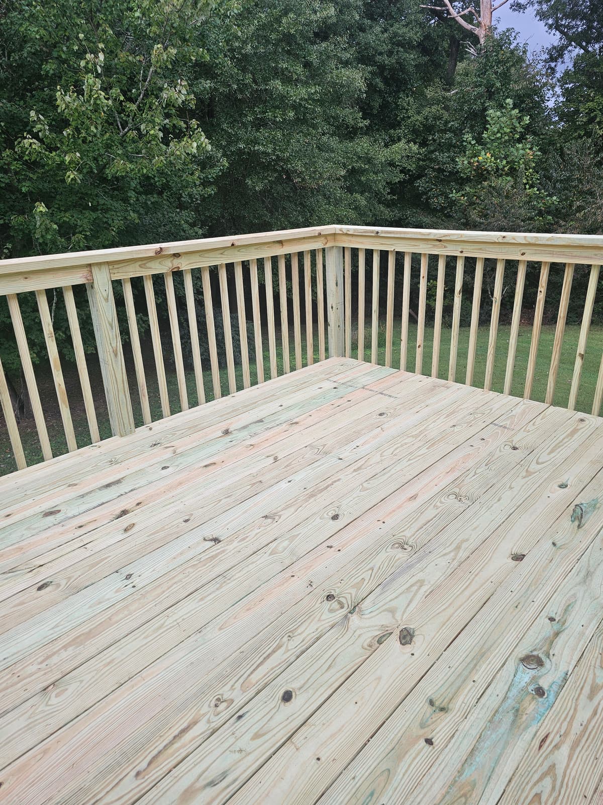 Quality deck construction with lifetime warranty